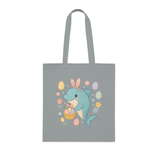Easter Dolphin Tote Bag