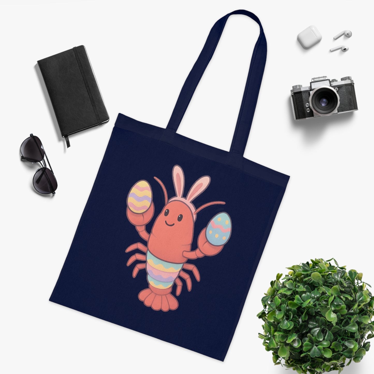 Easter Lobster Tote Bag