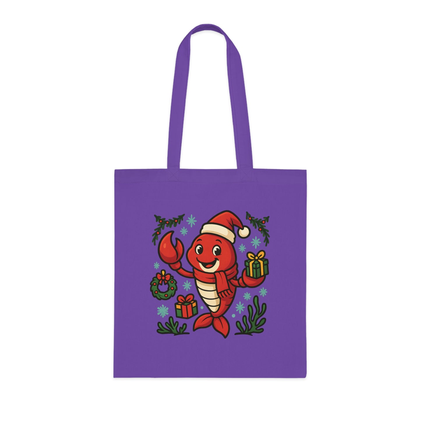 Christmas Lobster Tote Bag