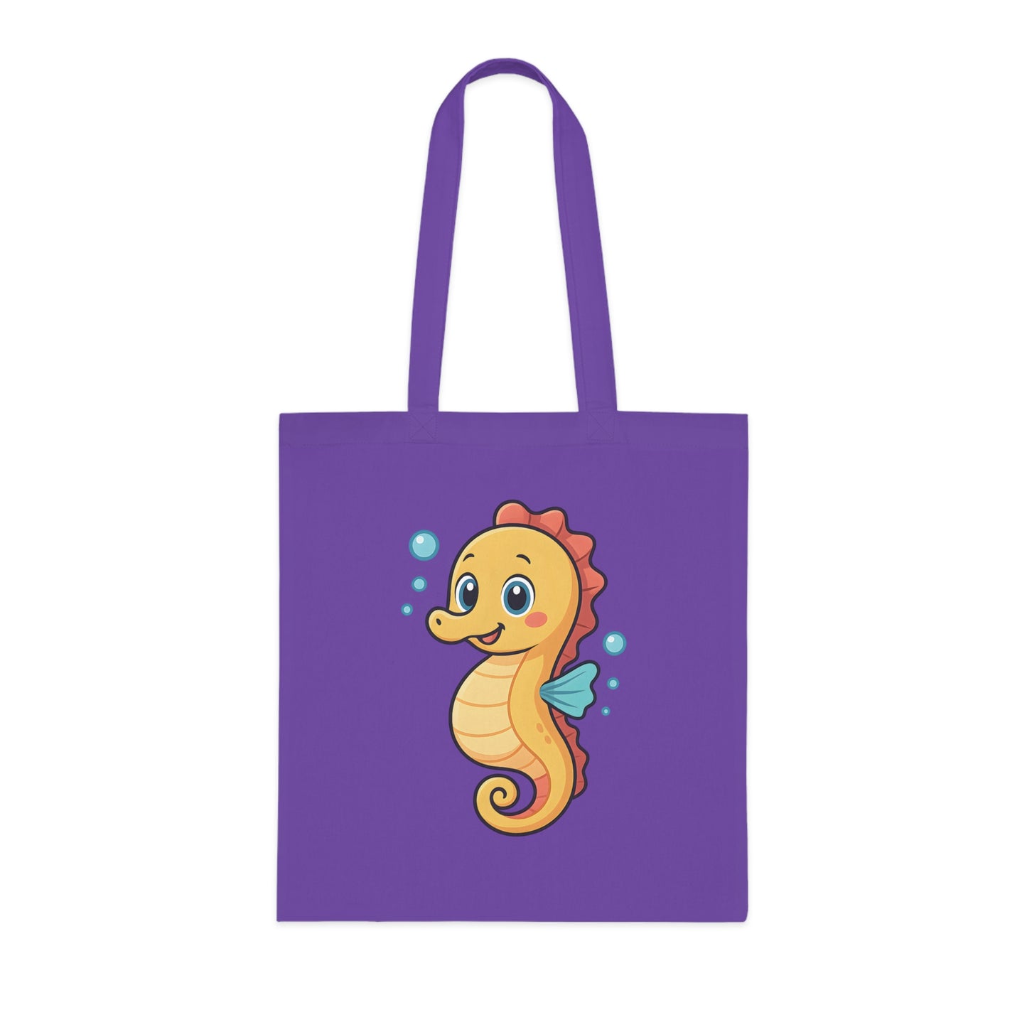 Cartoon Cute Seahorse Tote Bag