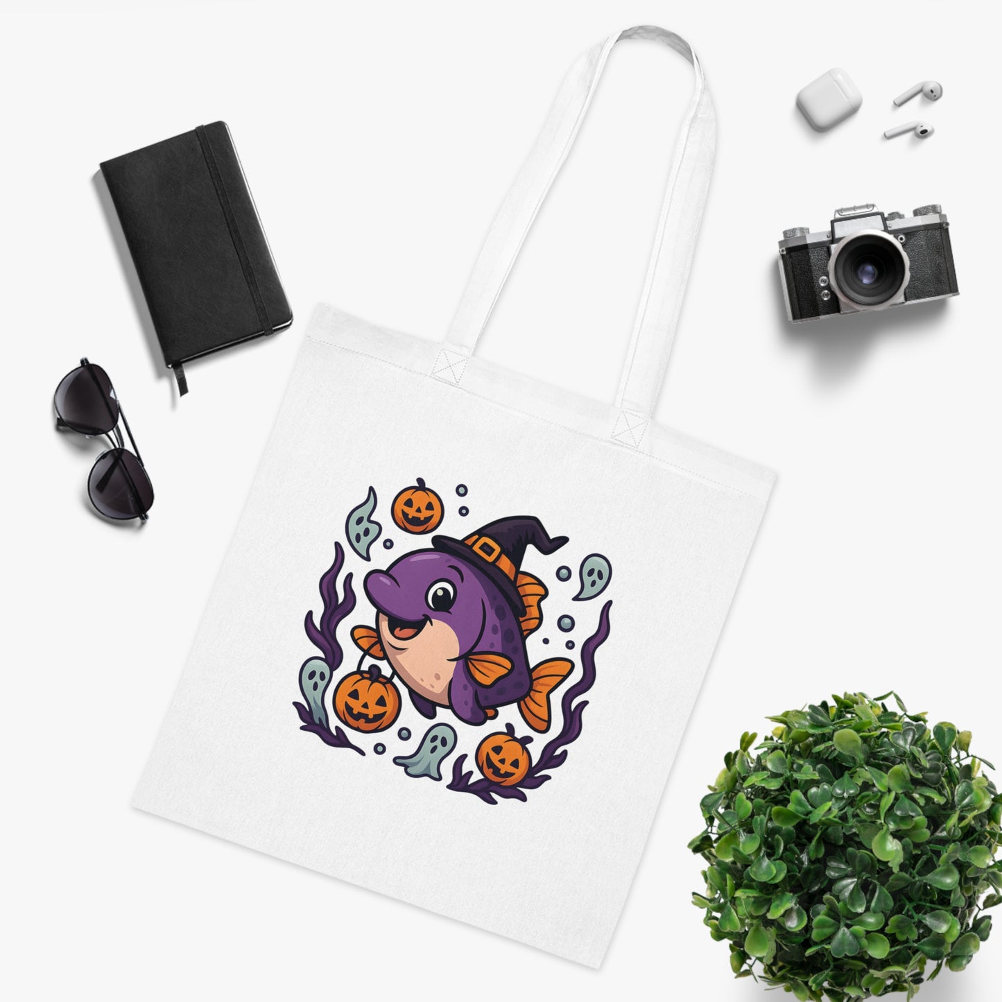 Halloween Fish Tote Bag
