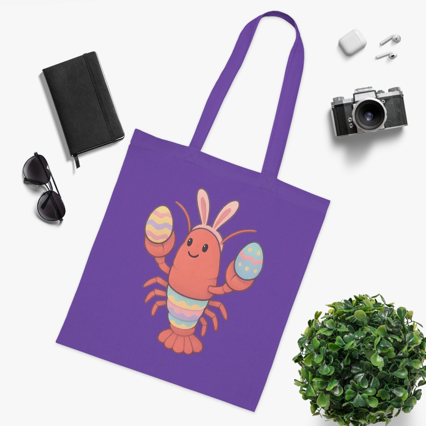 Easter Lobster Tote Bag