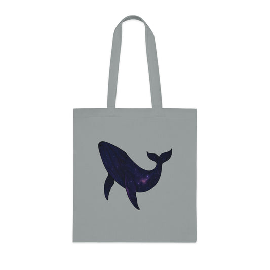 Cosmic Galaxy Whale Tote Bag