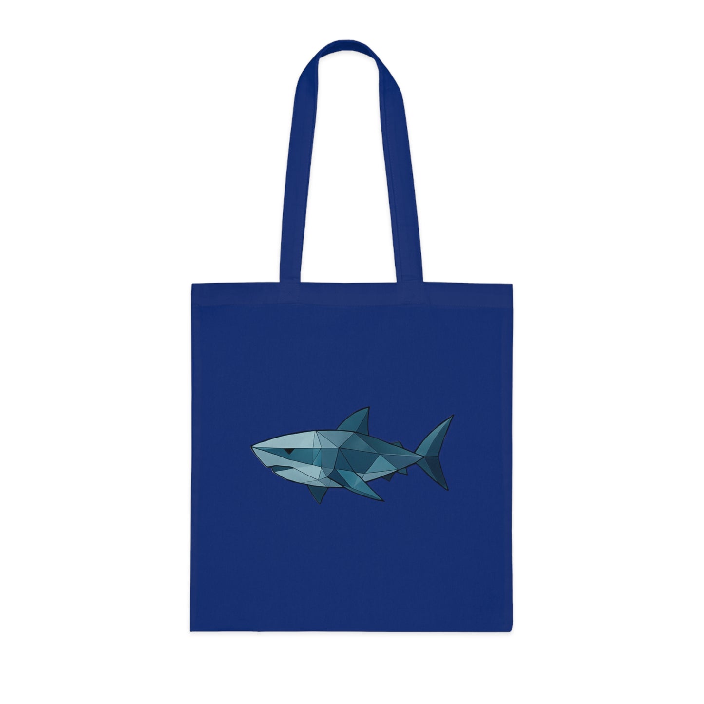Geometric Polygon Shark Tote Bag