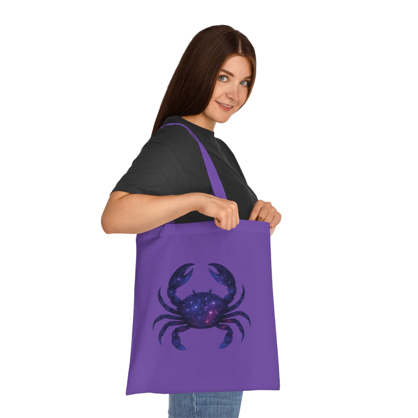 Cosmic Galaxy Crab Tote Bag