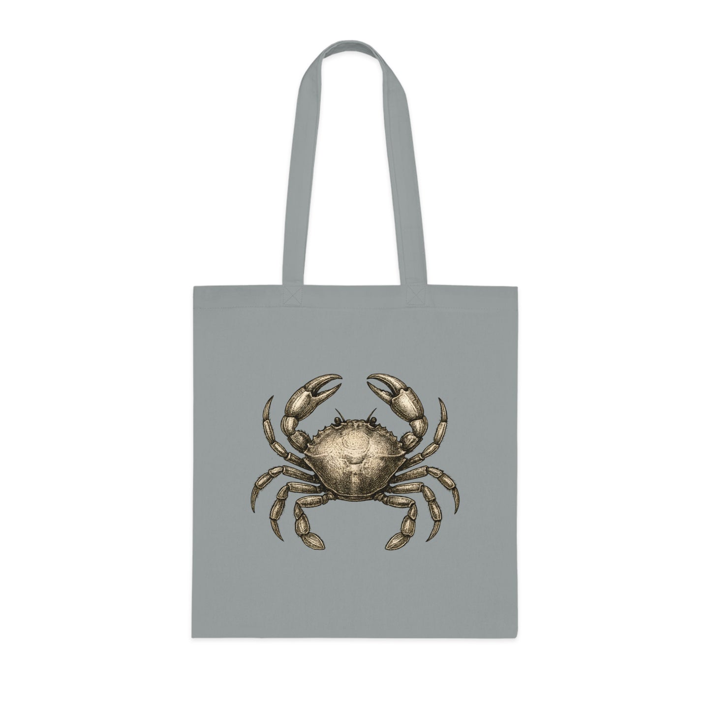 Vintage Etching Crab Tote Bag