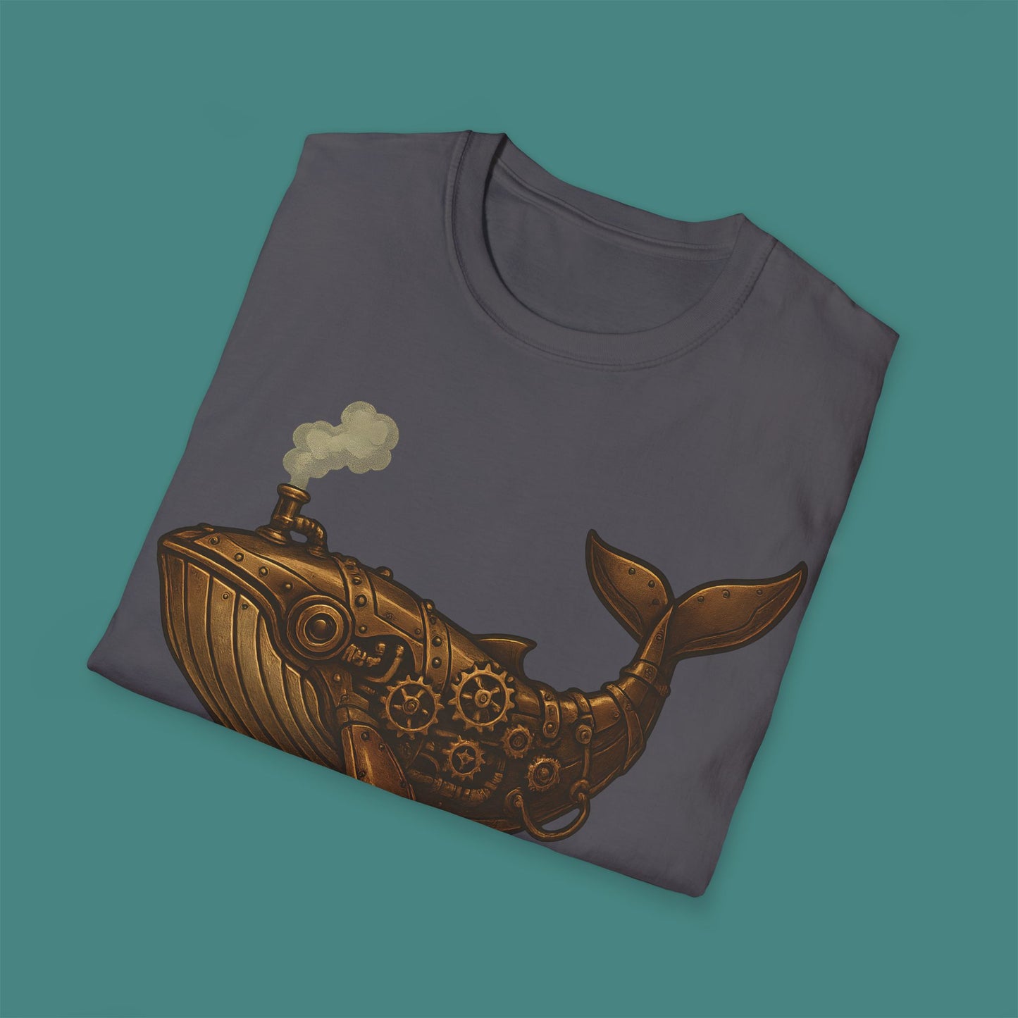 Steampunk Mechanical Whale Unisex T-Shirt