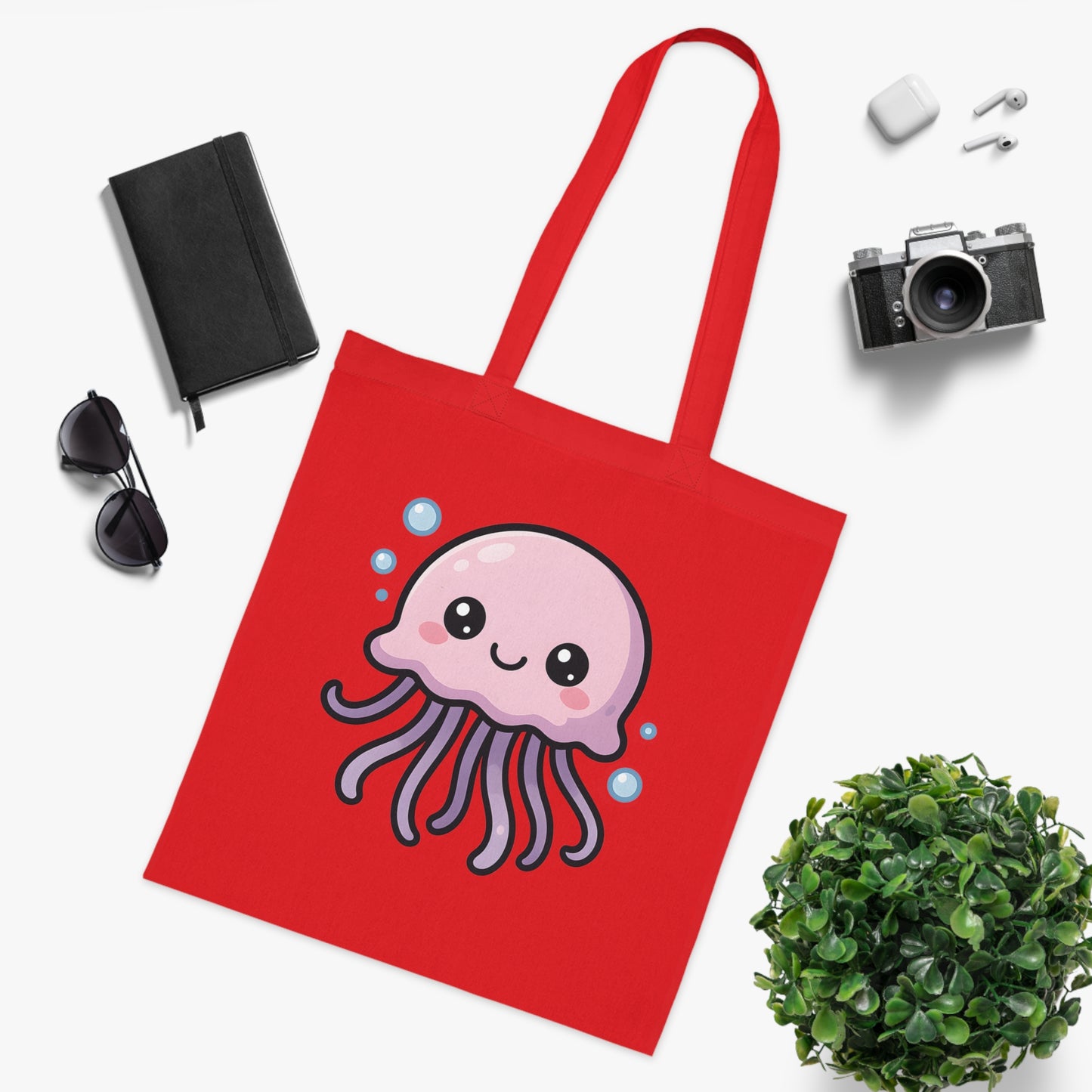 Cartoon Cute Jellyfish Tote Bag