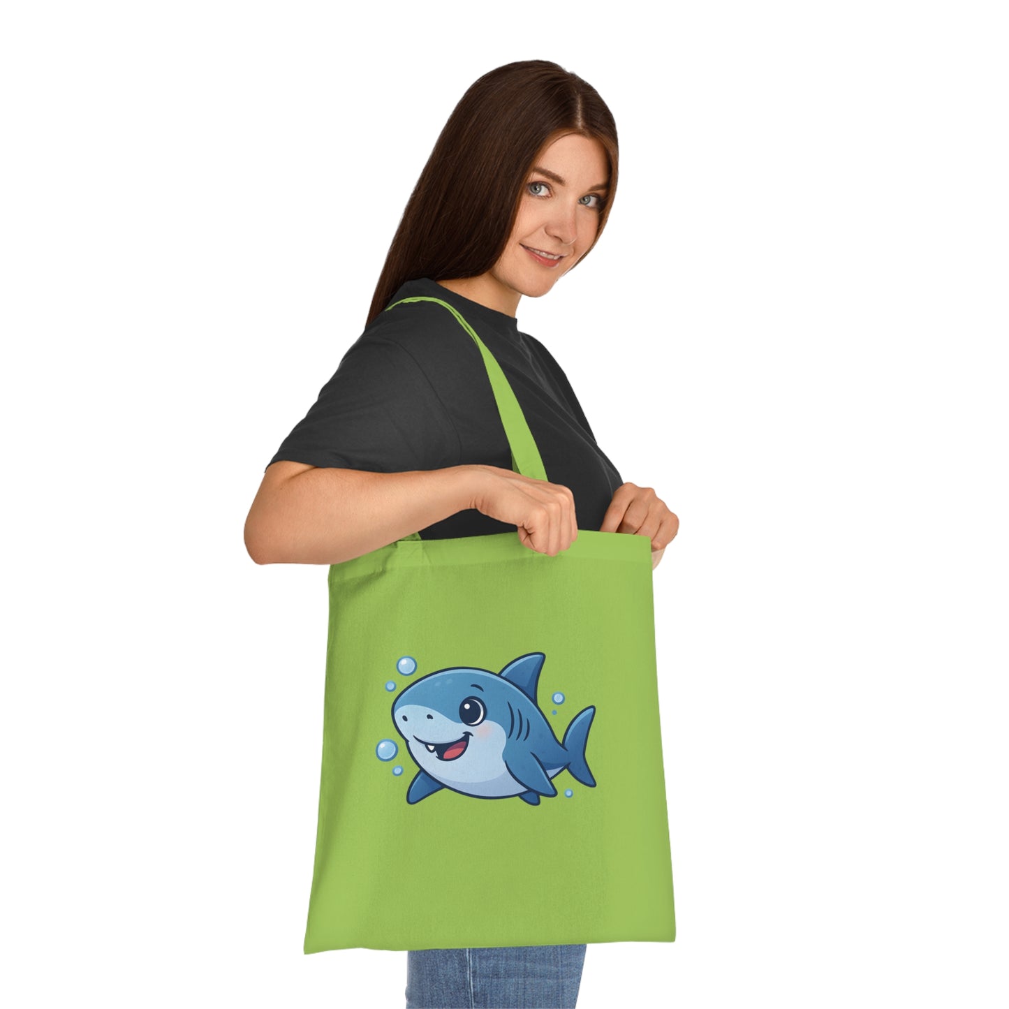 Cartoon Cute Shark Tote Bag
