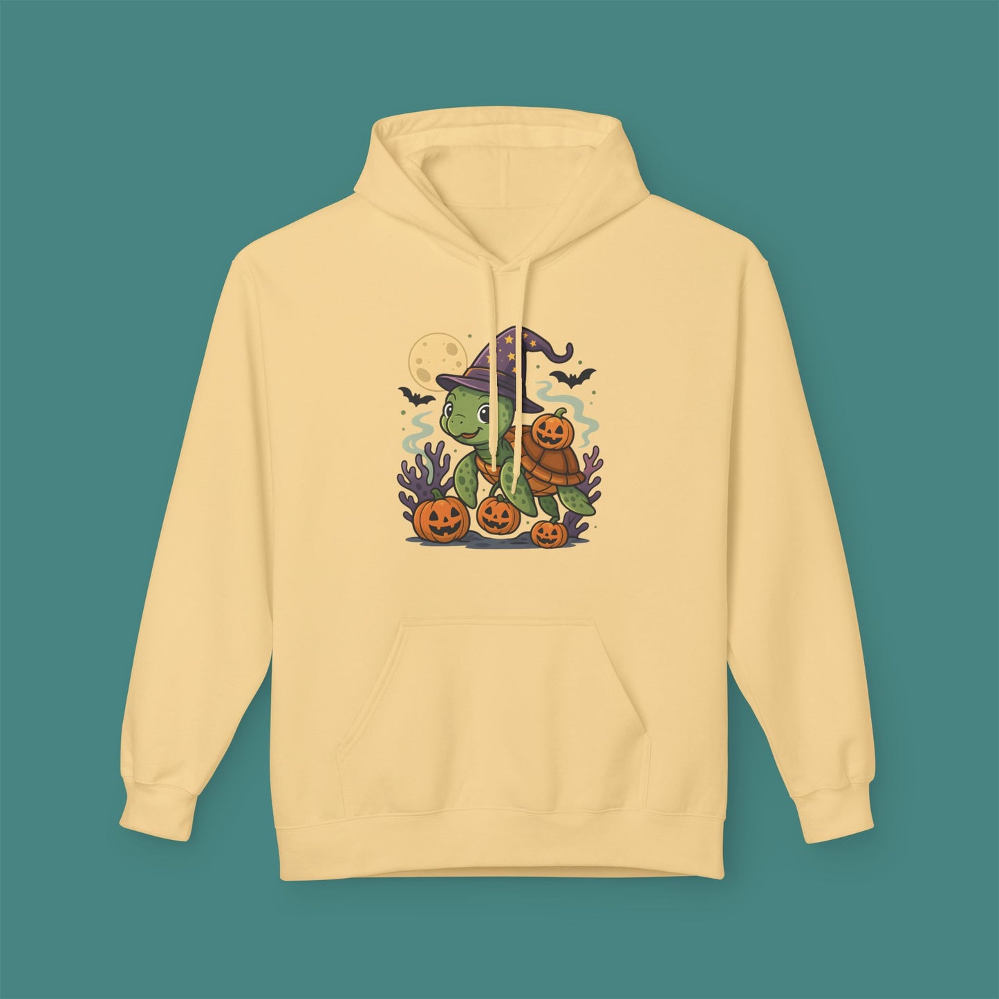 Halloween Turtle Fleece Unisex Hoodie