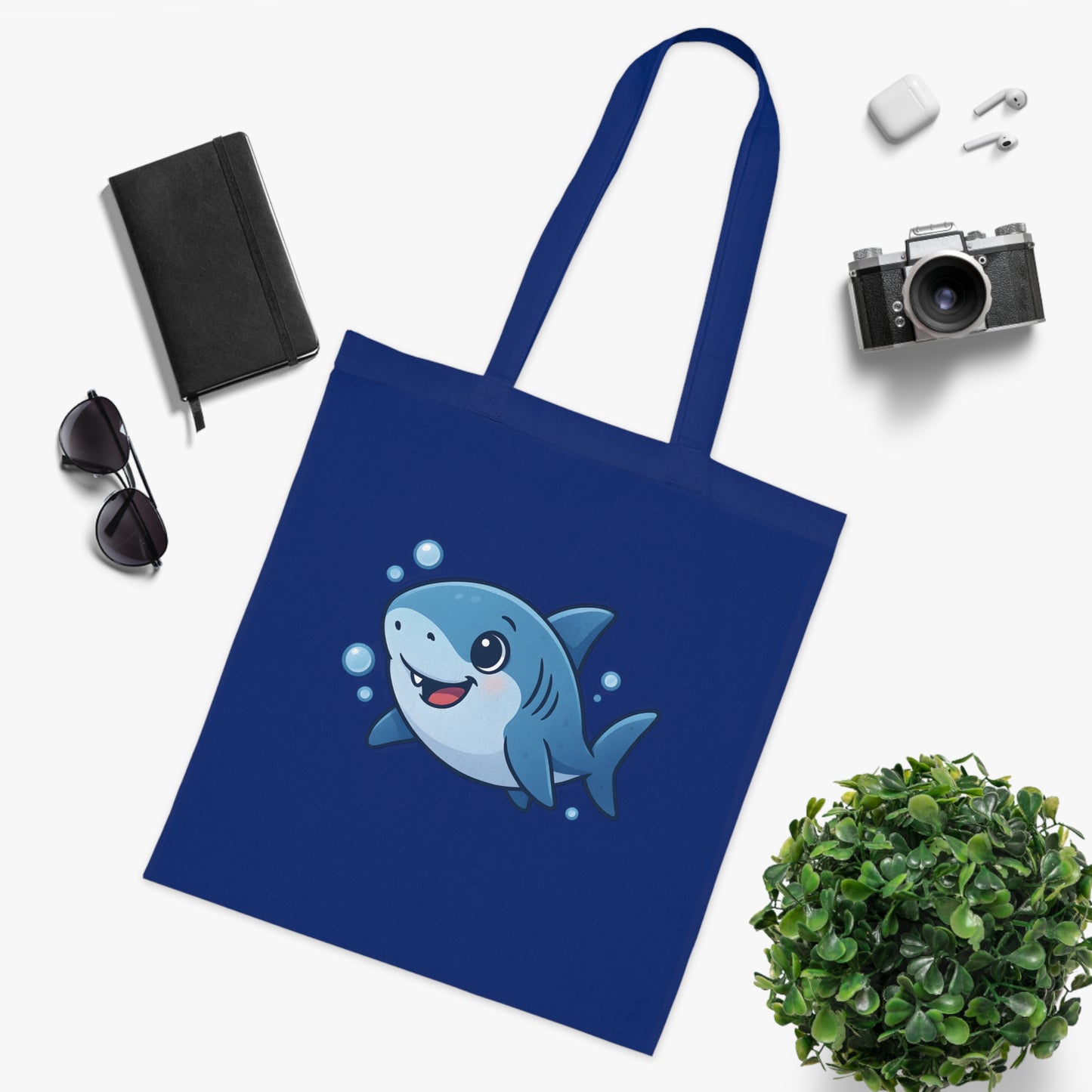 Cartoon Cute Shark Tote Bag