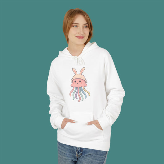Easter Jellyfish Fleece Unisex Hoodie