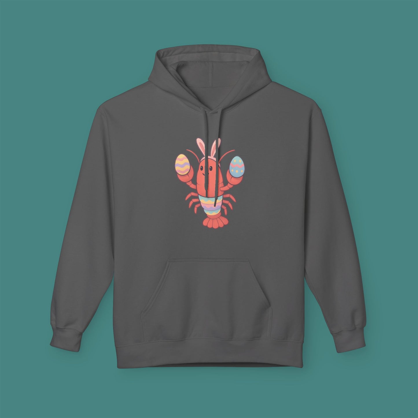 Easter Lobster Fleece Unisex Hoodie