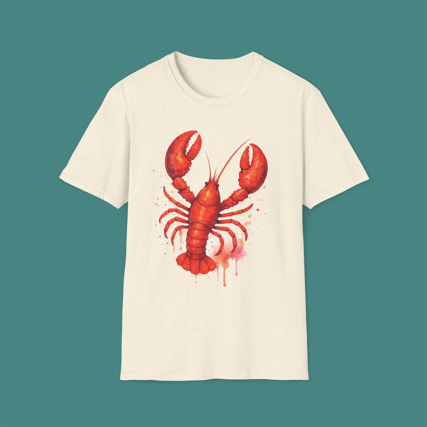 Watercolor Splash Lobster Unisex T-Shirt