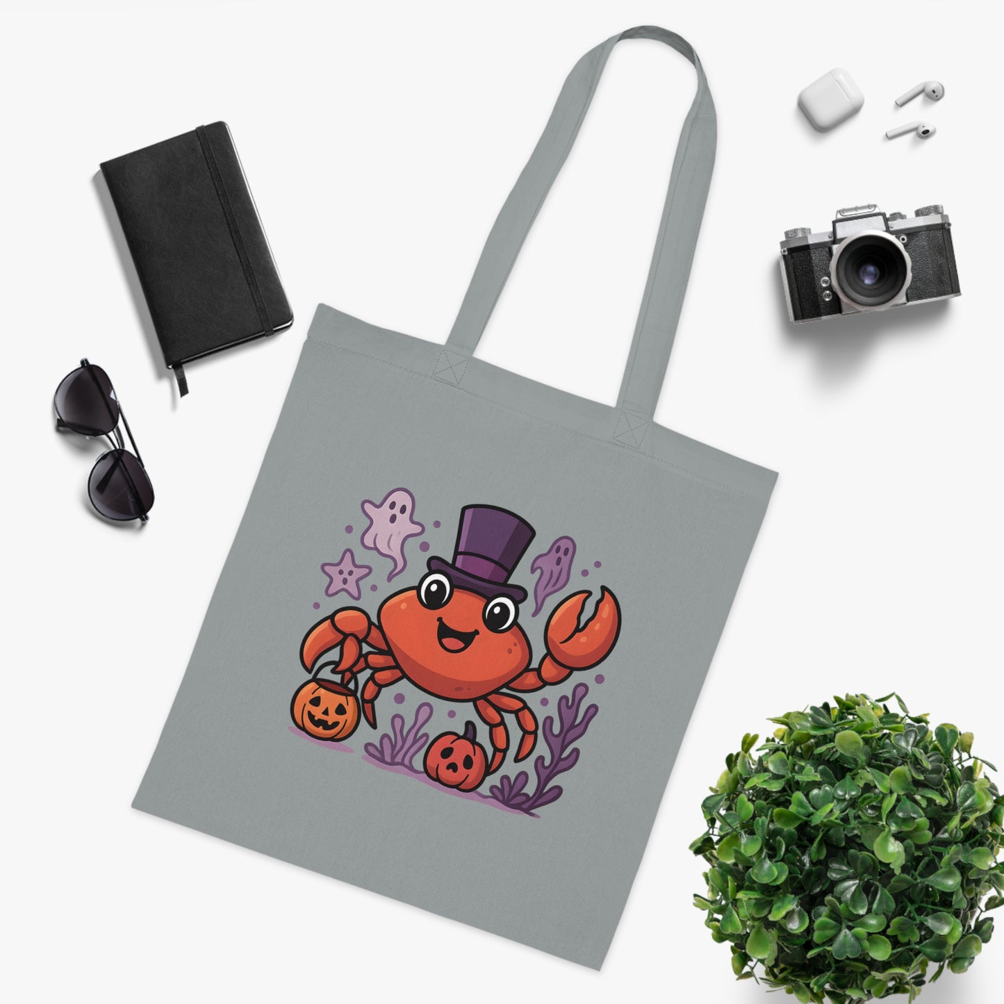 Halloween Crab Tote Bag