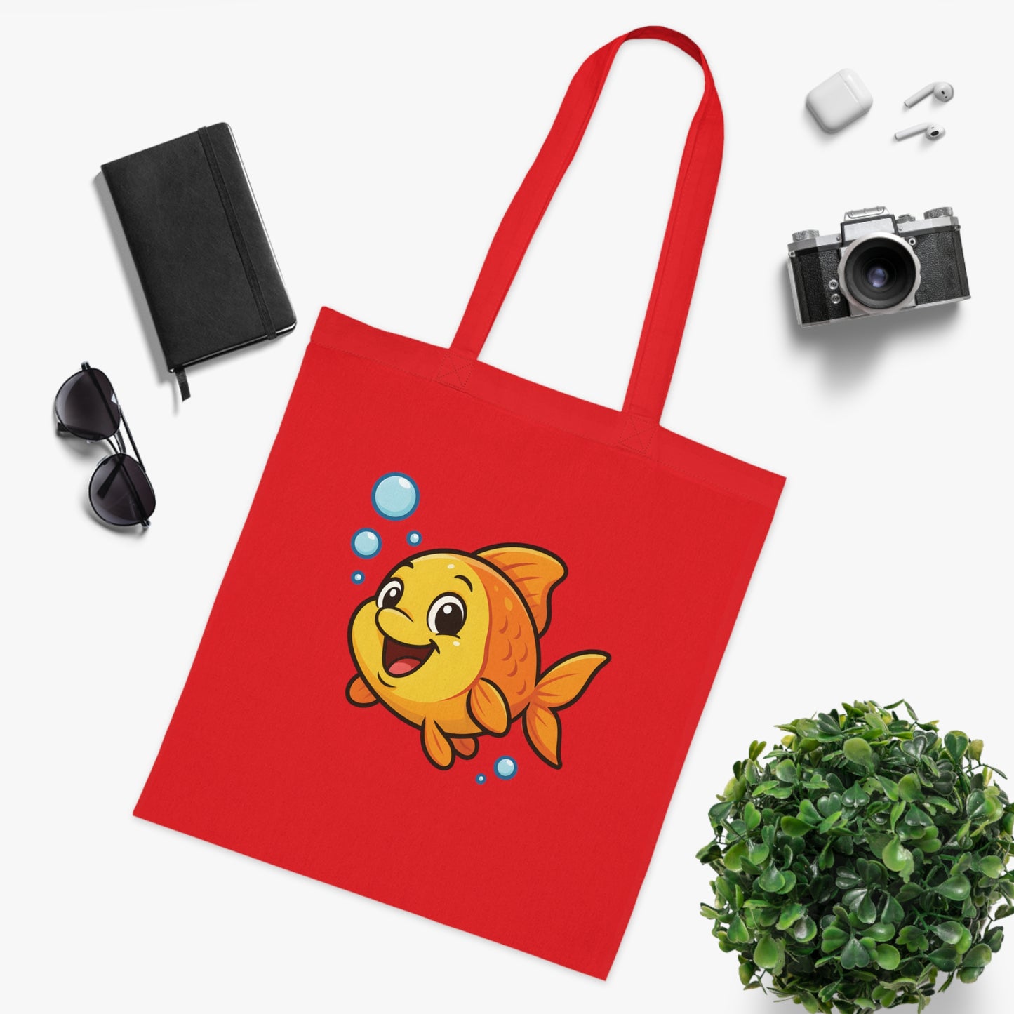 Cartoon Cute Fish Tote Bag