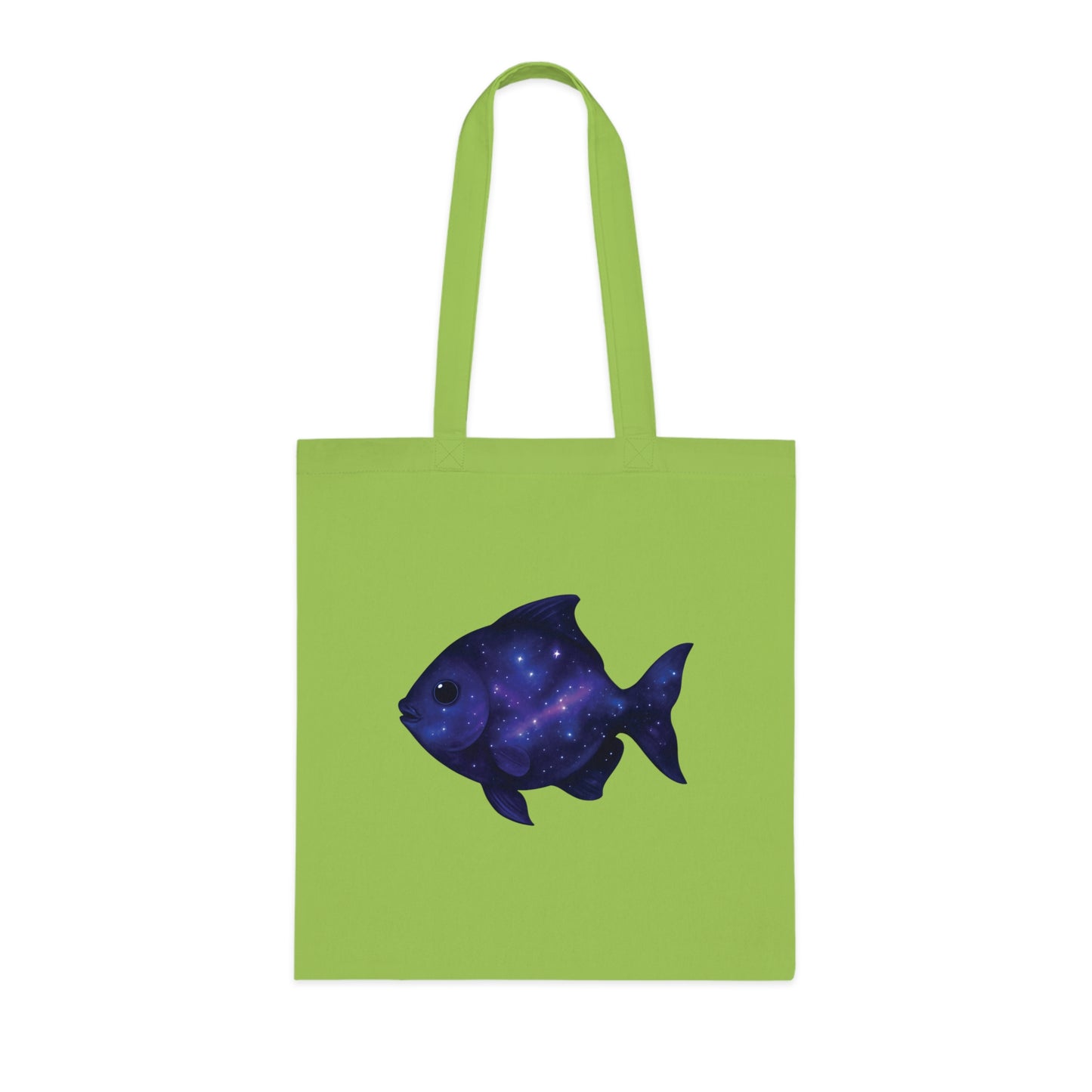 Cosmic Galaxy Fish Tote Bag