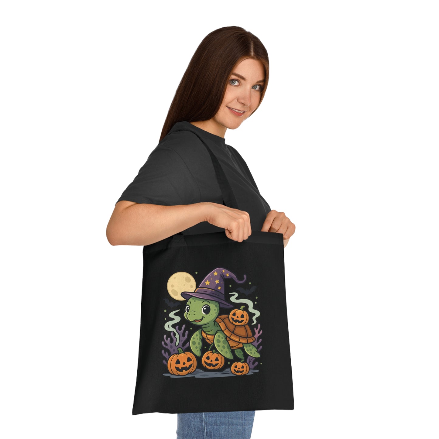 Halloween Turtle Tote Bag