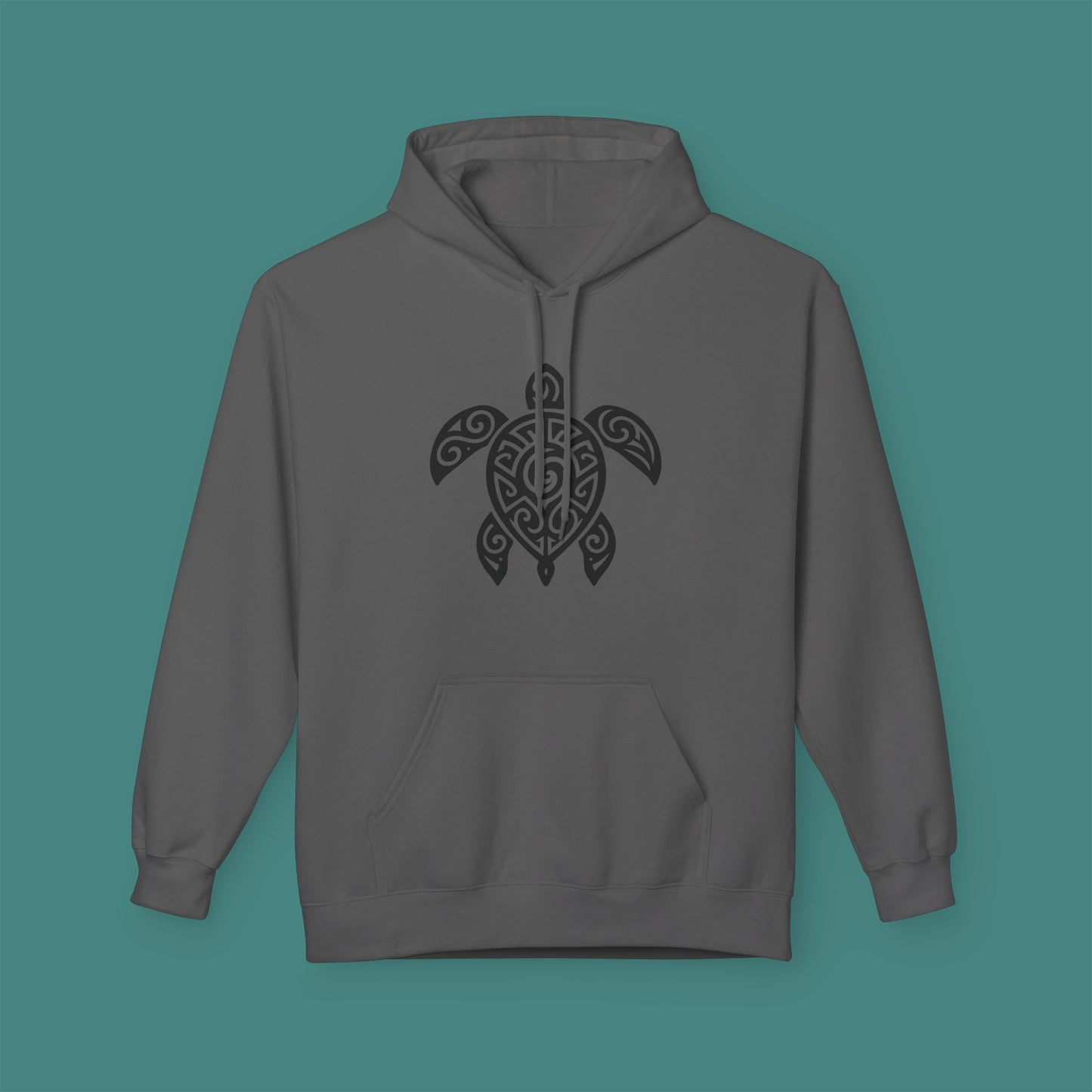 Tribal Tattoo Turtle Fleece Unisex Hoodie