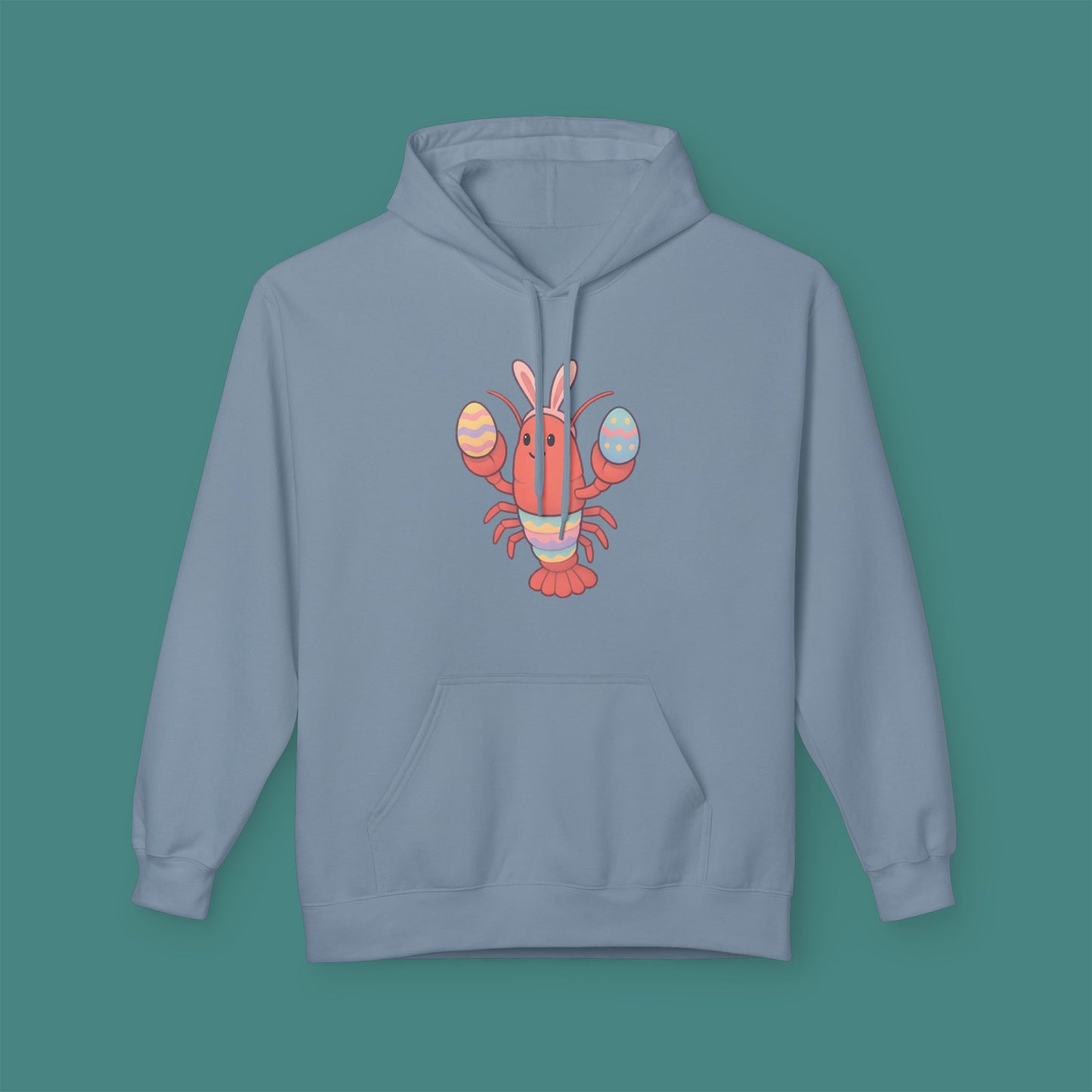 Easter Lobster Fleece Unisex Hoodie