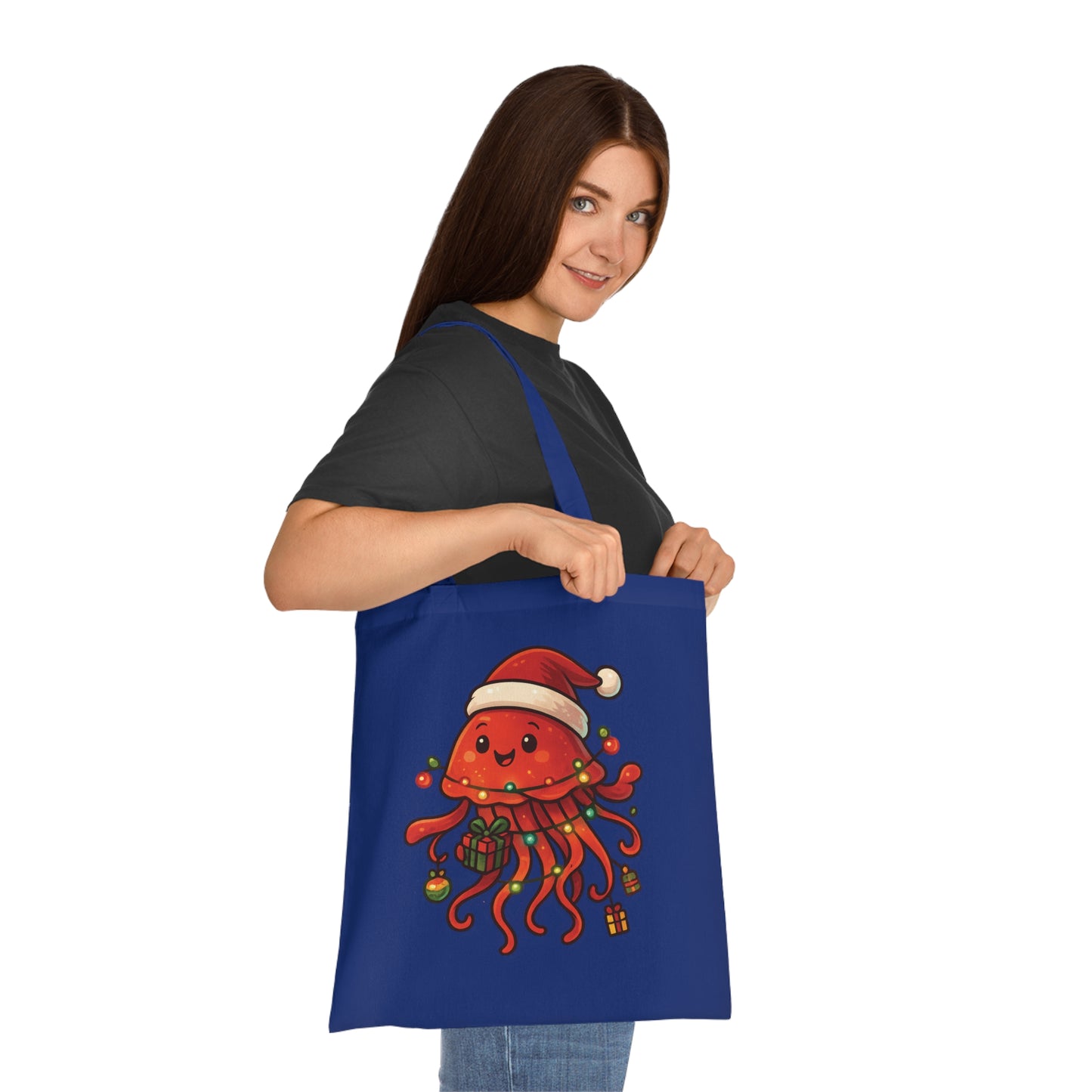 Christmas Jellyfish Tote Bag