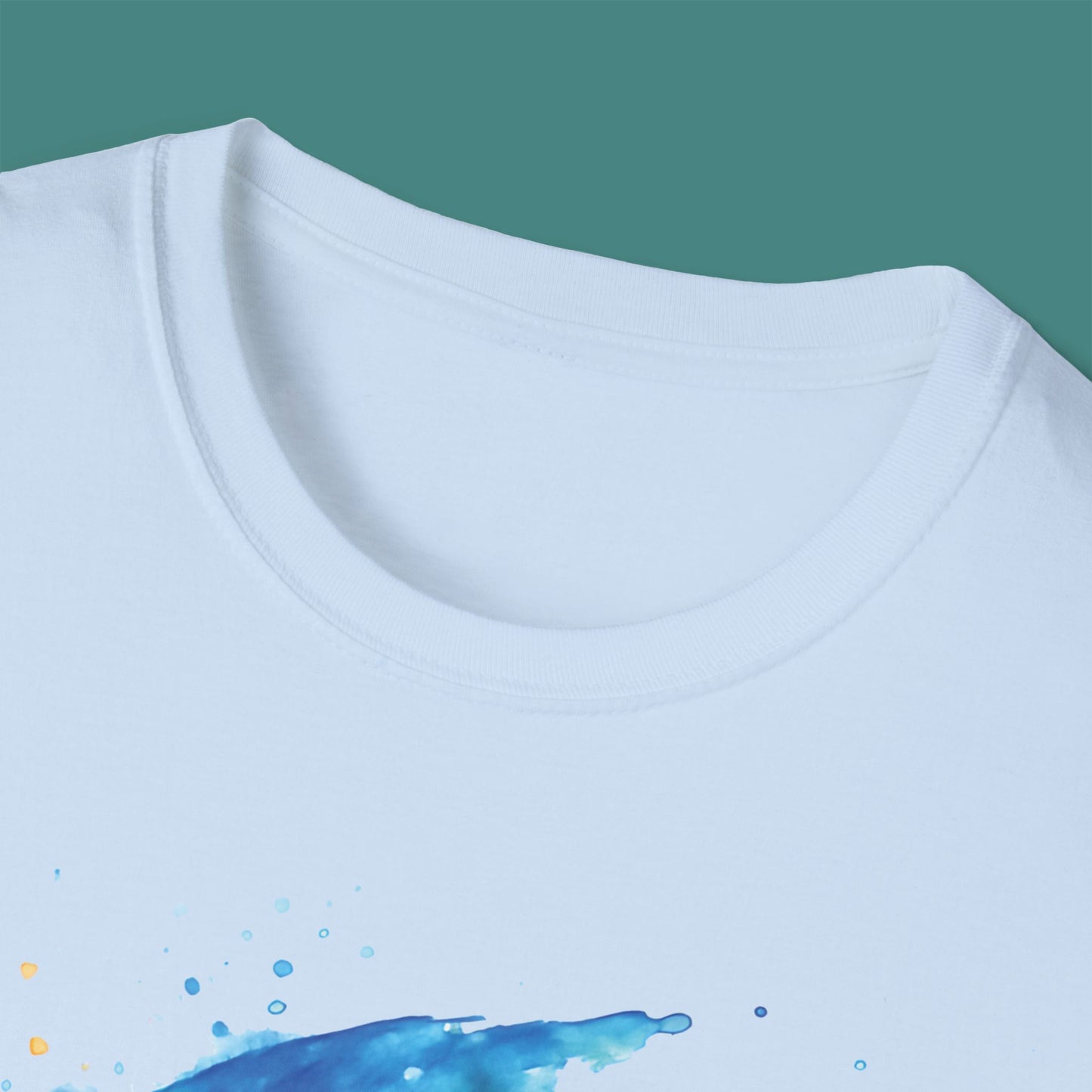 Watercolor Splash Fish Unisex T-Shirt
