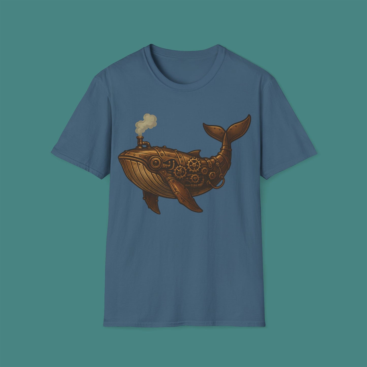 Steampunk Mechanical Whale Unisex T-Shirt