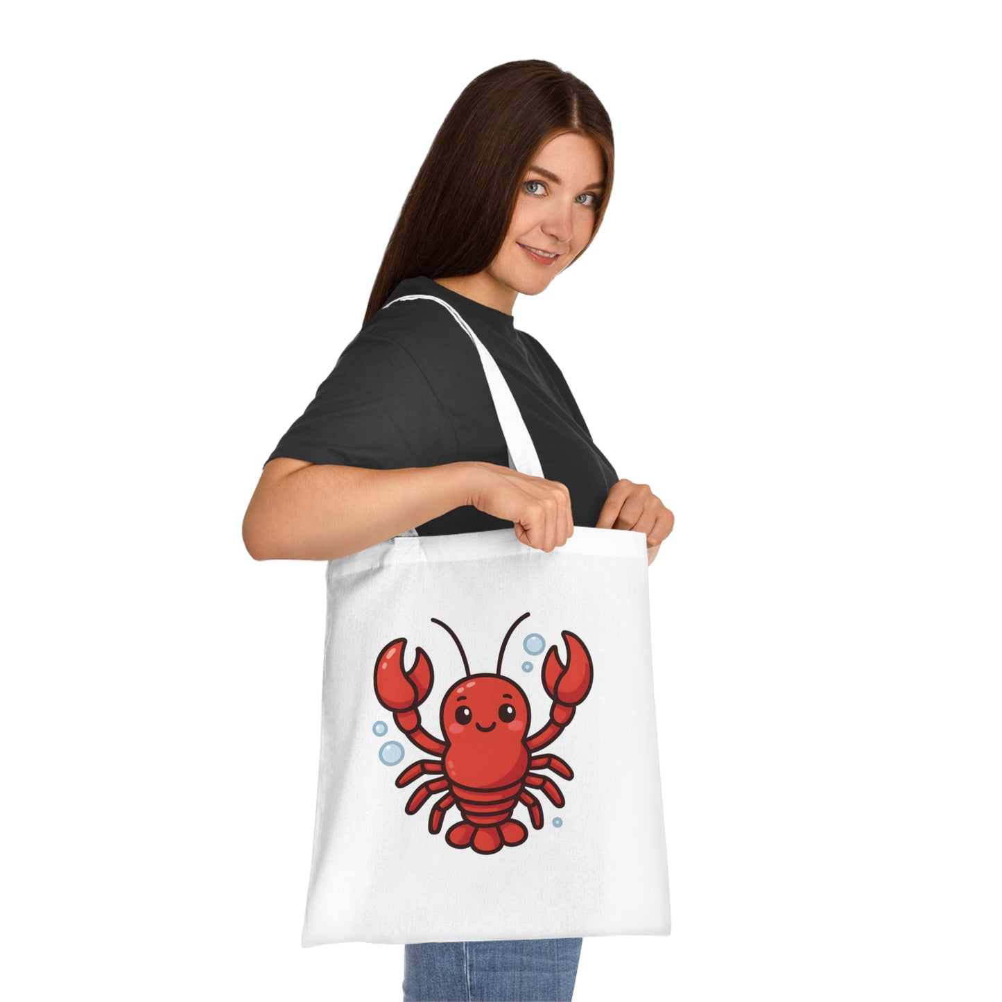 Cartoon Cute Lobster Tote Bag