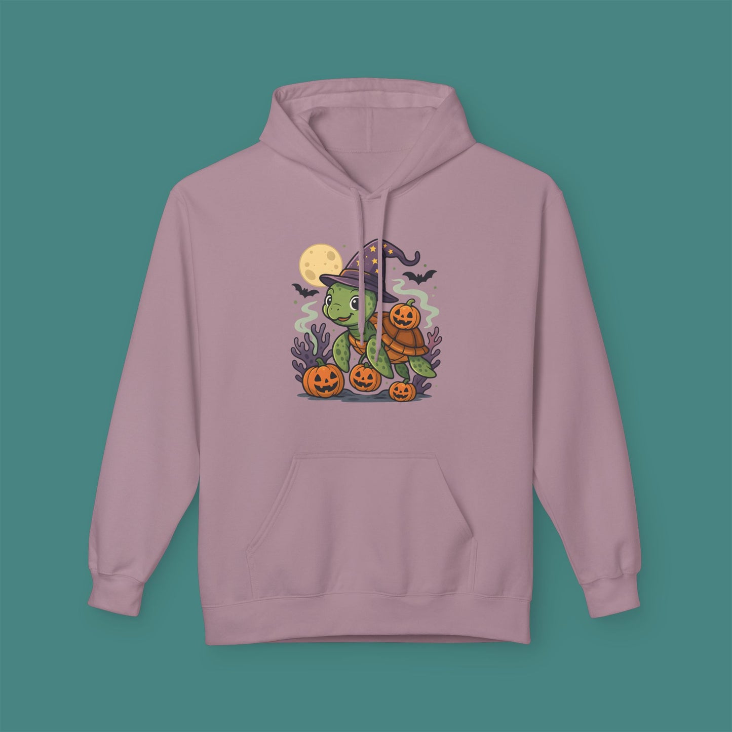 Halloween Turtle Fleece Unisex Hoodie