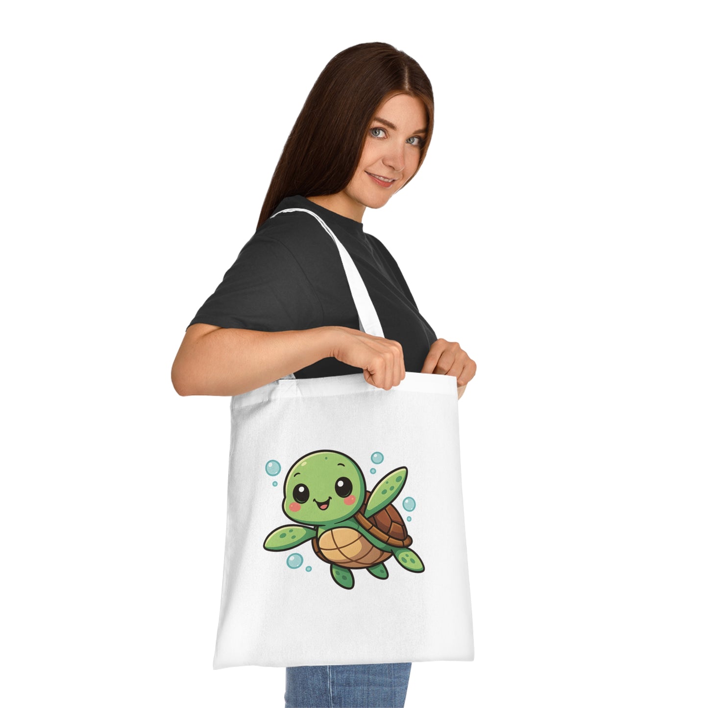 Cartoon Cute Turtle Tote Bag