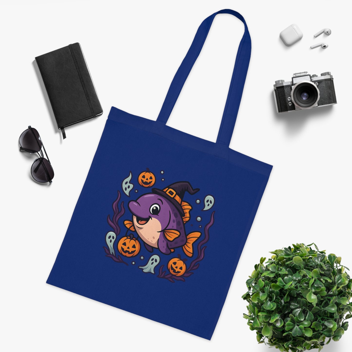 Halloween Fish Tote Bag
