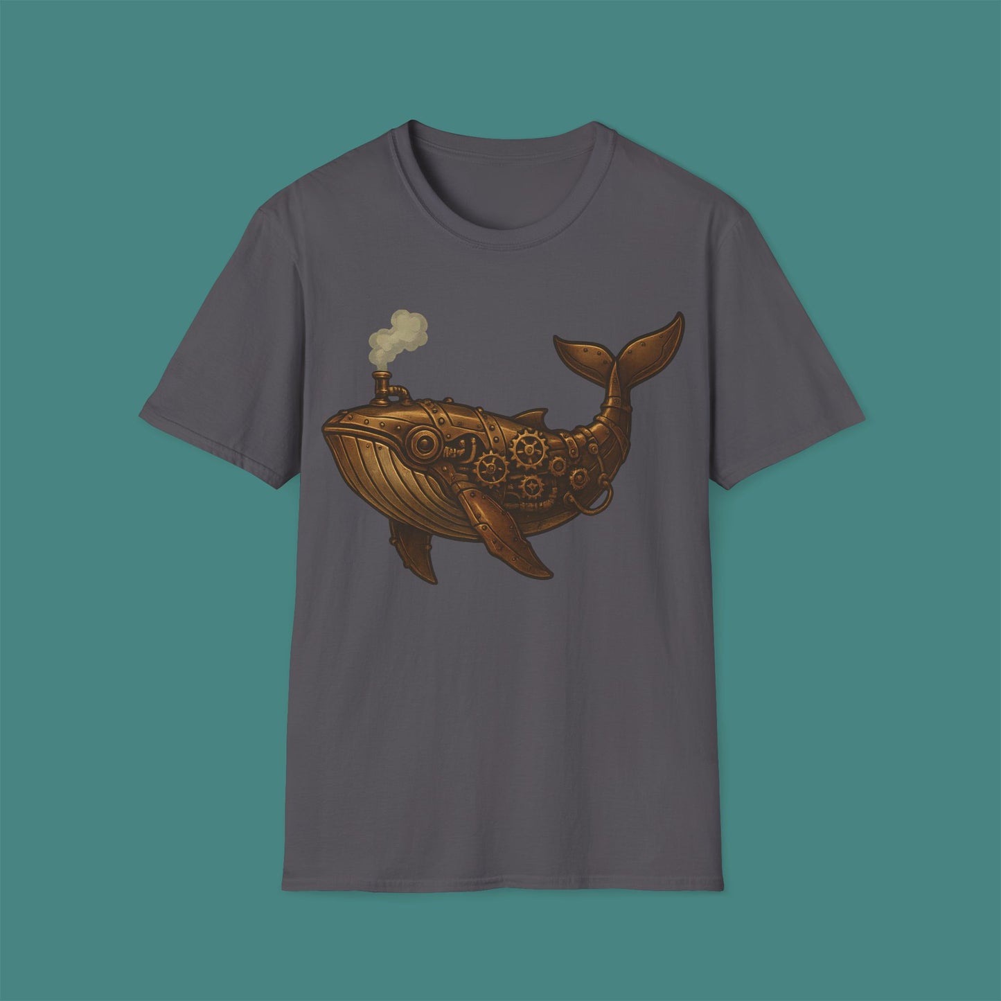 Steampunk Mechanical Whale Unisex T-Shirt