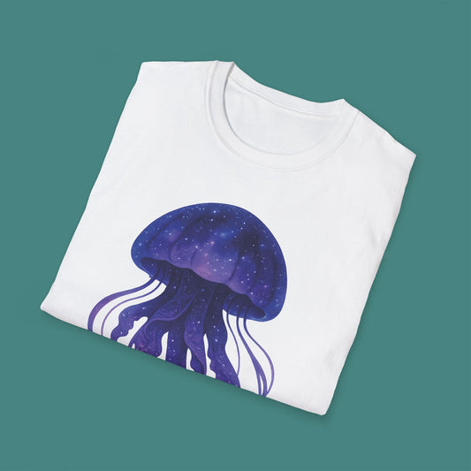 Cosmic Galaxy Jellyfish Unisex T-Shirt
