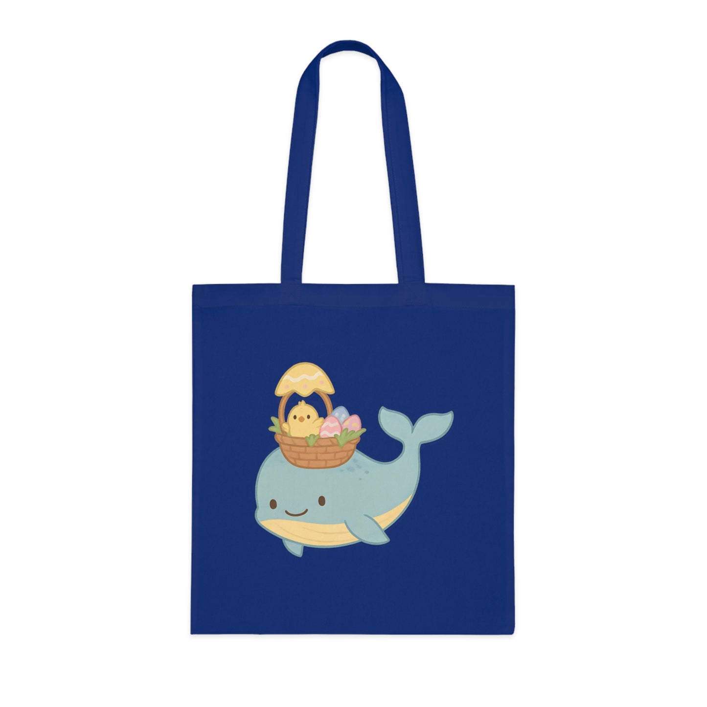 Easter Whale Tote Bag