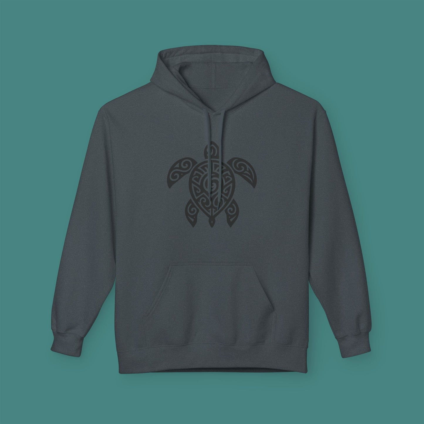 Tribal Tattoo Turtle Fleece Unisex Hoodie