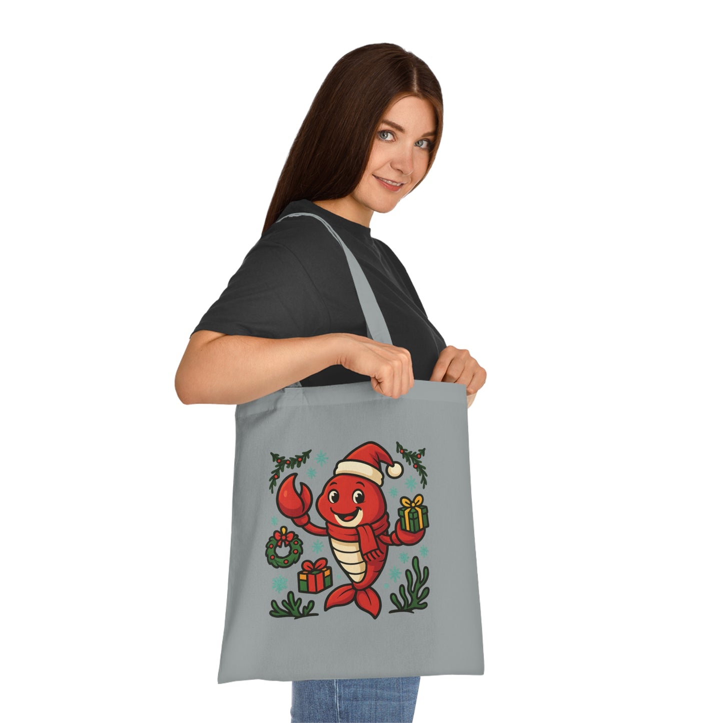 Christmas Lobster Tote Bag