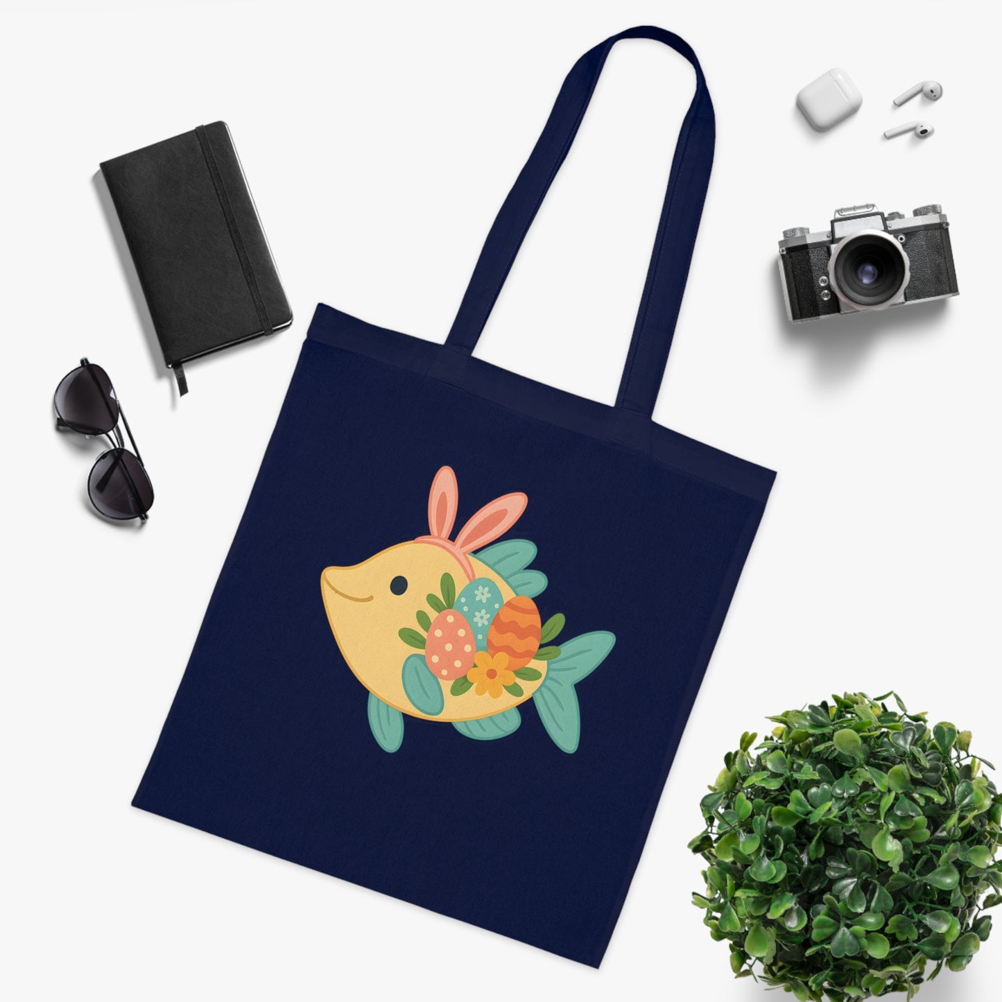 Easter Fish Tote Bag