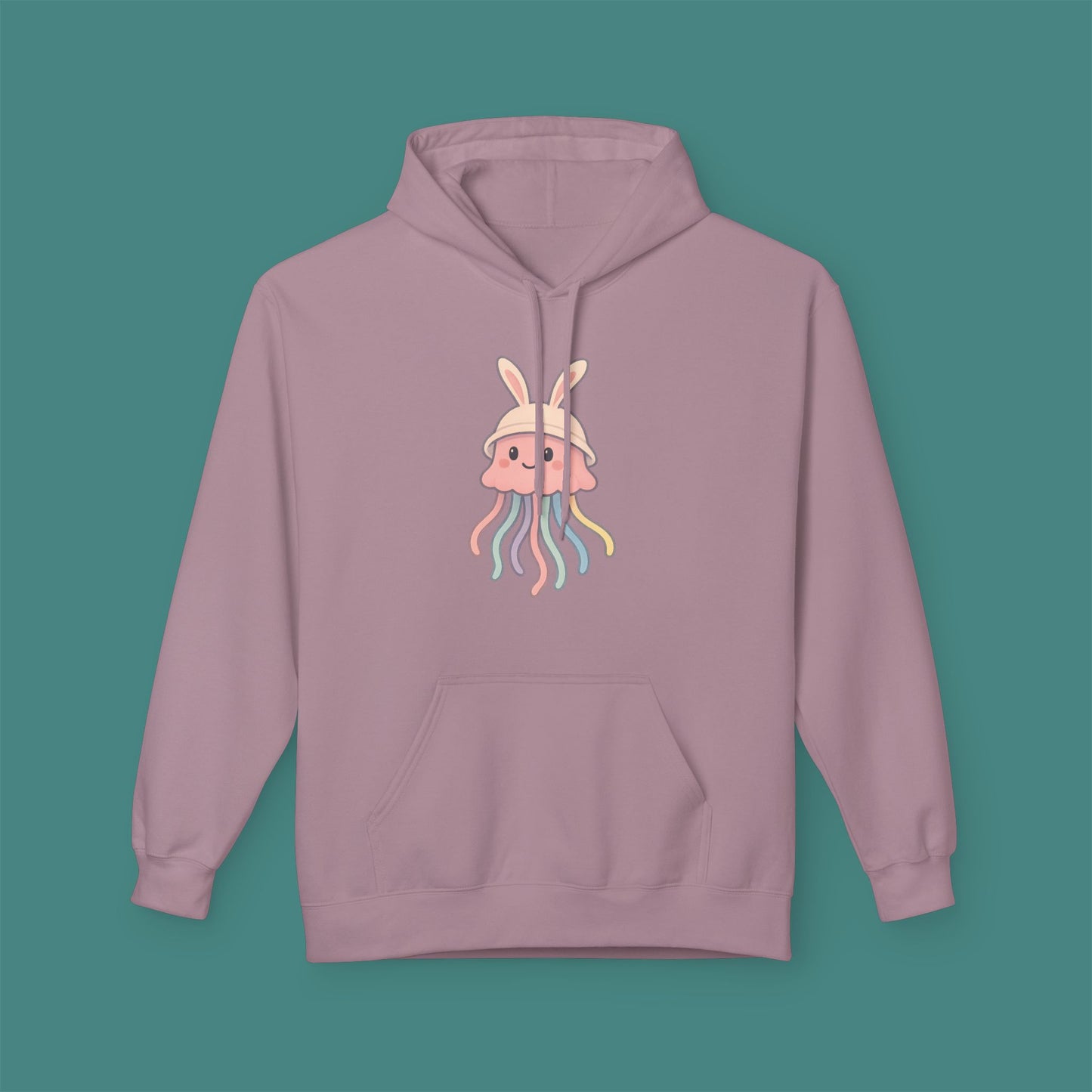 Easter Jellyfish Fleece Unisex Hoodie