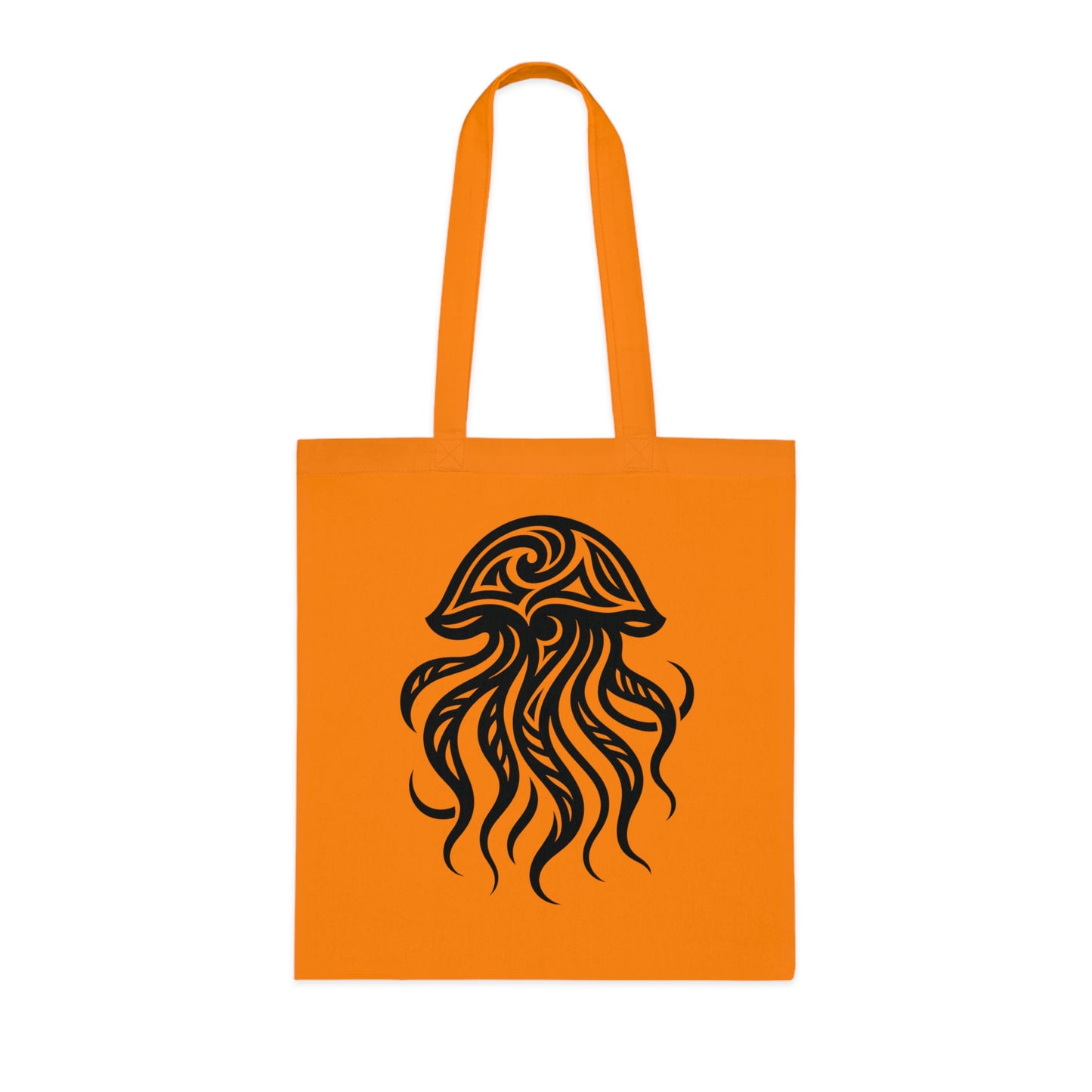Tribal Tattoo Jellyfish Tote Bag