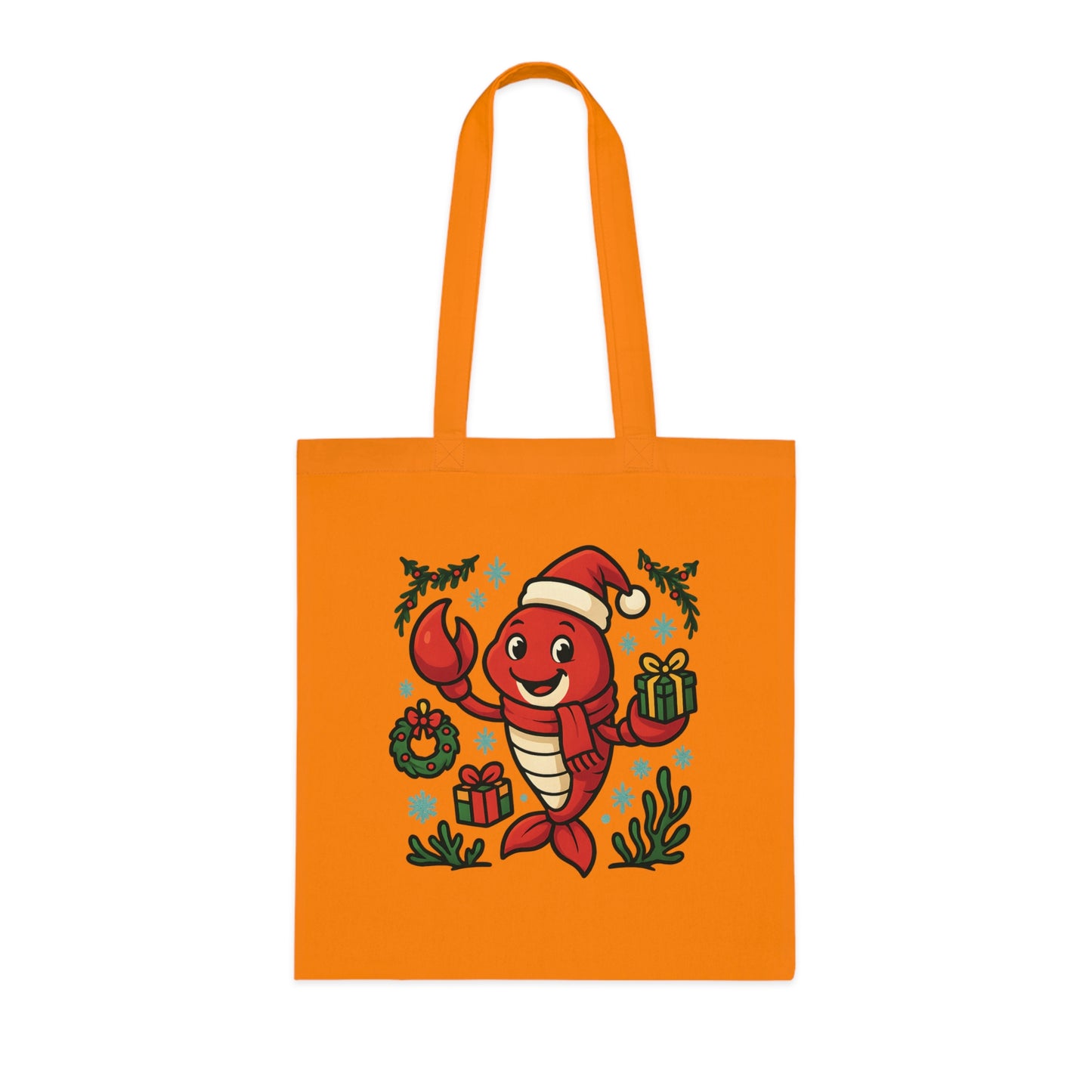 Christmas Lobster Tote Bag
