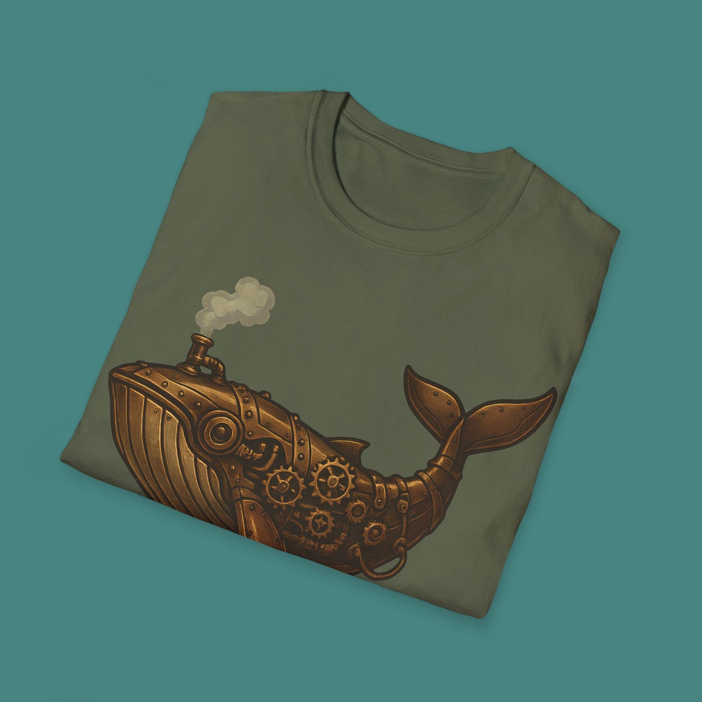Steampunk Mechanical Whale Unisex T-Shirt