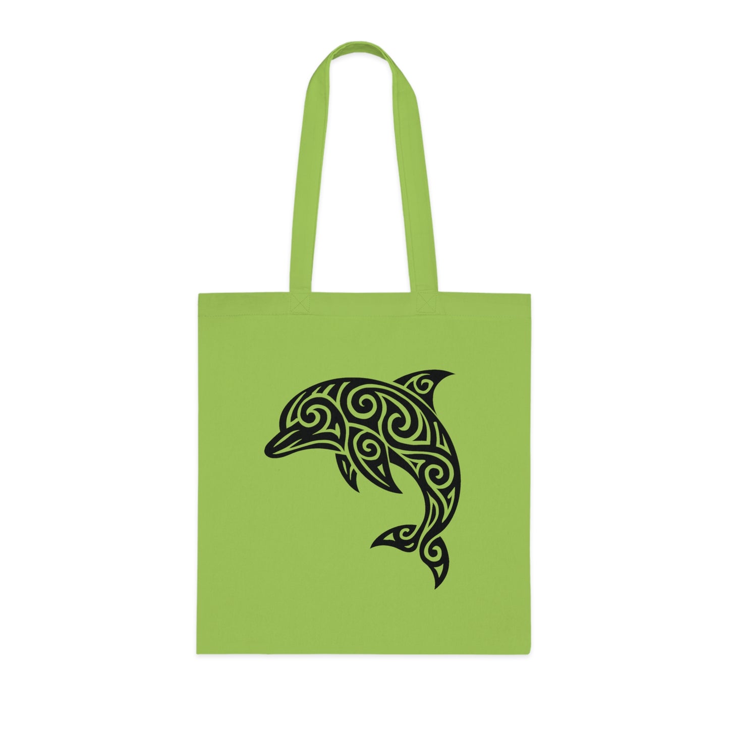 Tribal Tattoo Dolphin Tote Bag