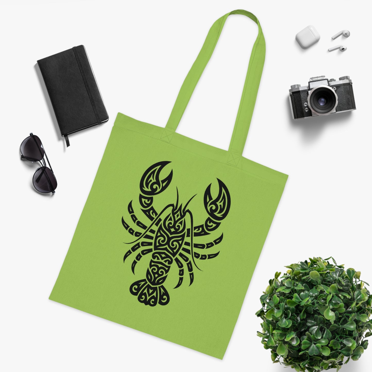Tribal Tattoo Lobster Tote Bag