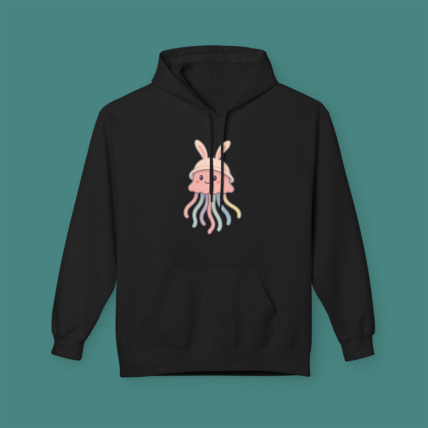 Easter Jellyfish Fleece Unisex Hoodie