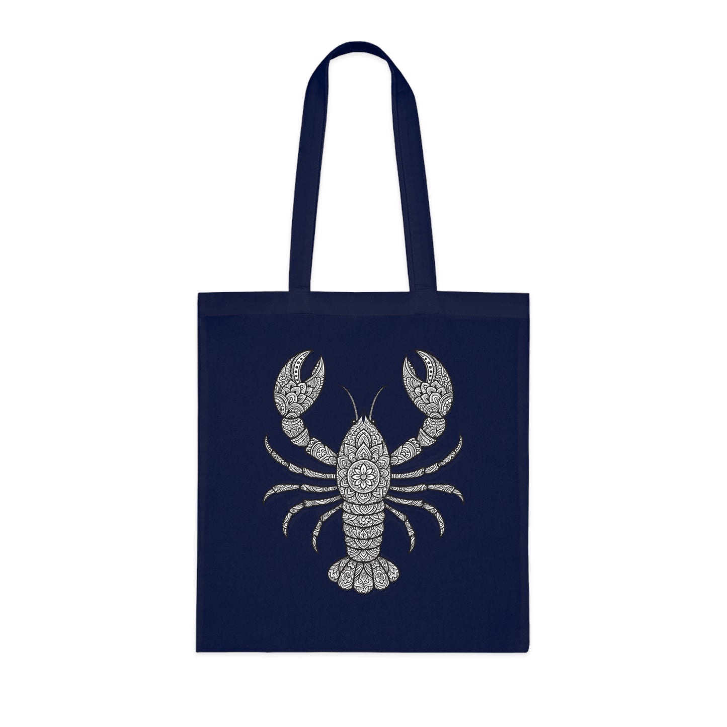 Intricate Mandala Lobster Tote Bag