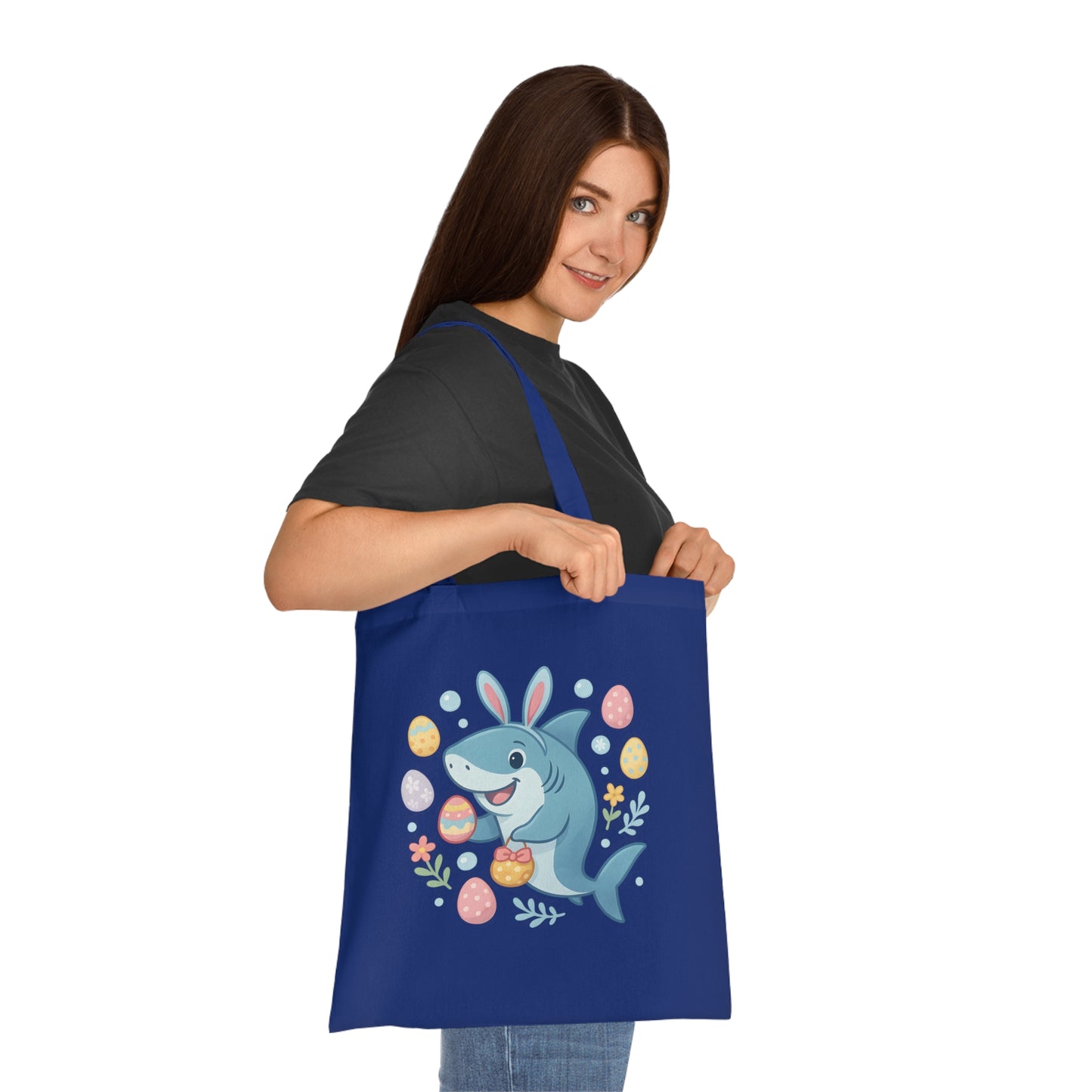 Easter Shark Tote Bag