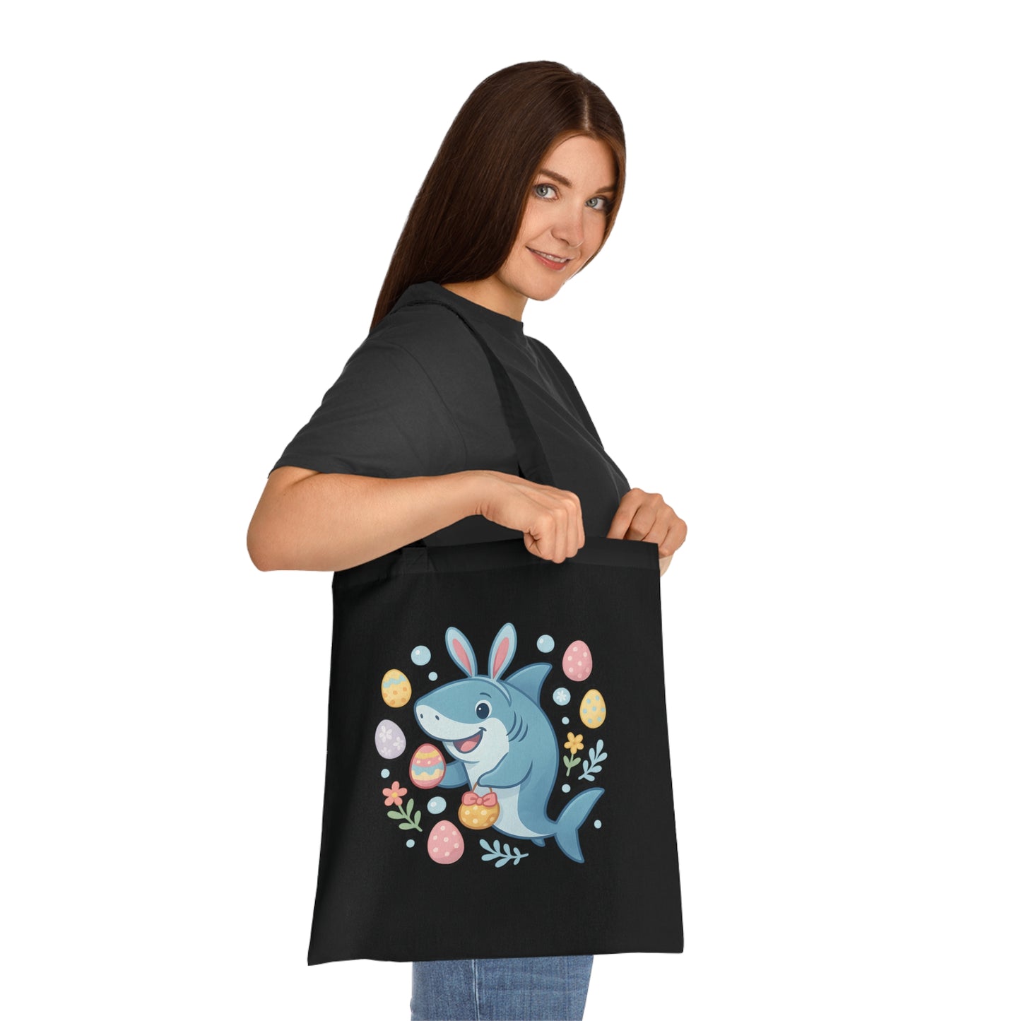 Easter Shark Tote Bag