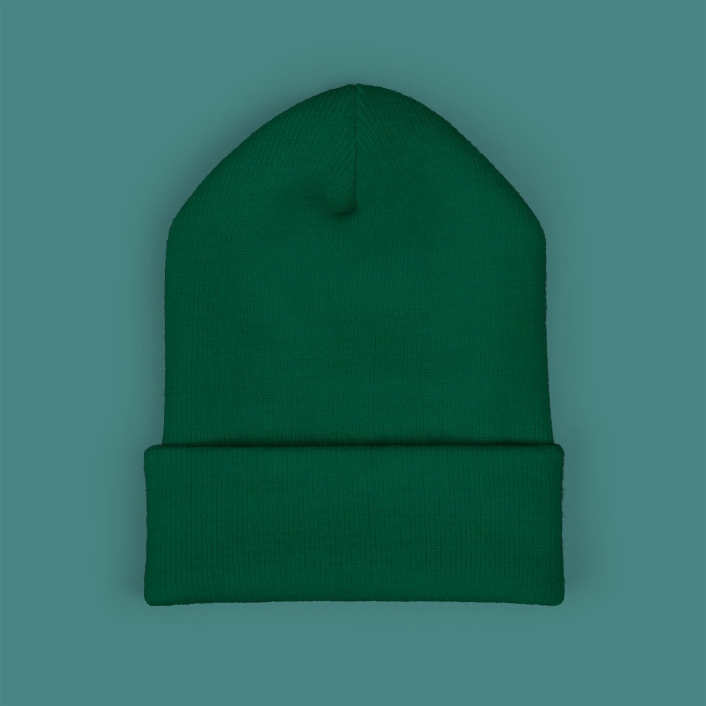 Geometric Polygon Crab Embroidered Beanie