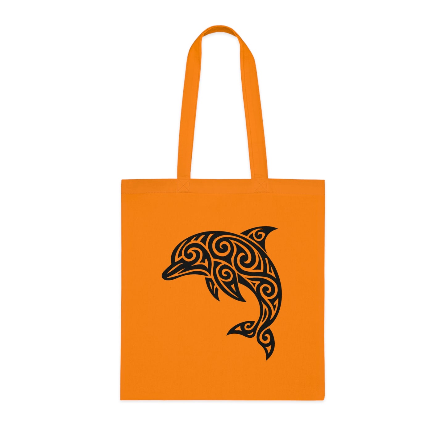 Tribal Tattoo Dolphin Tote Bag