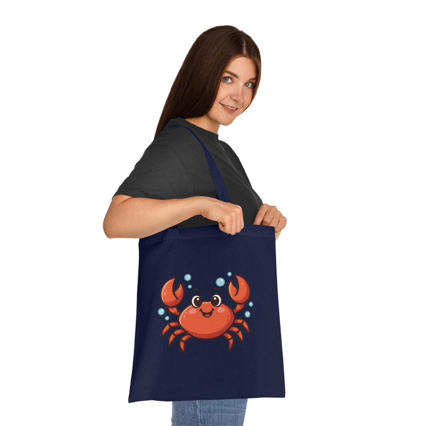 Cartoon Cute Crab Tote Bag